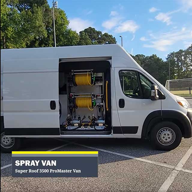 3500 ProMaster Super Roof Sprayer Van
