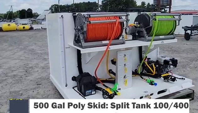Custom Built 500-Gallon Poly Skid