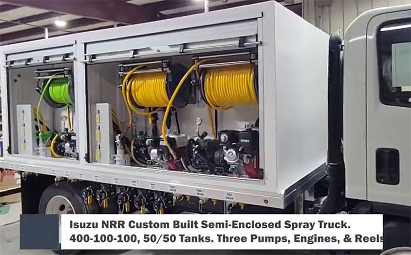 NRR Spray Truck Built for the Plant Health Care