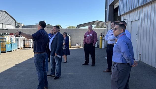 Juan Alanis Visits Cardinal in Fresno, CA