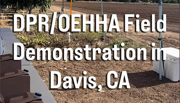PR/OEHHA Field Demonstration | Davis, California