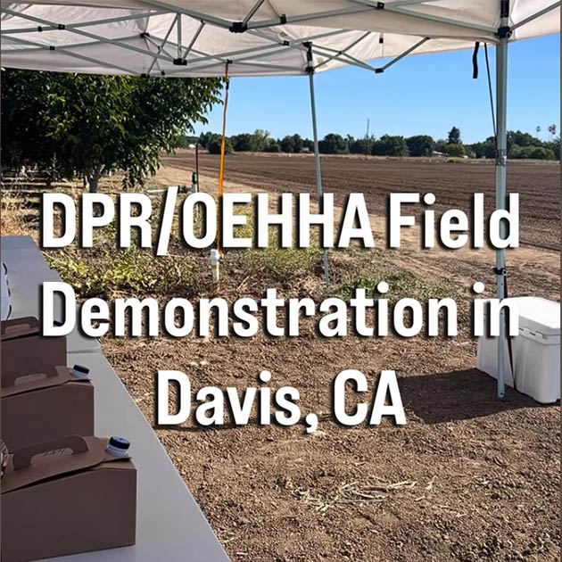PR/OEHHA Field Demonstration | Davis, California