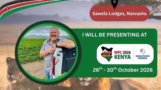 Join Chad Hutchinson at the World Potato Conference