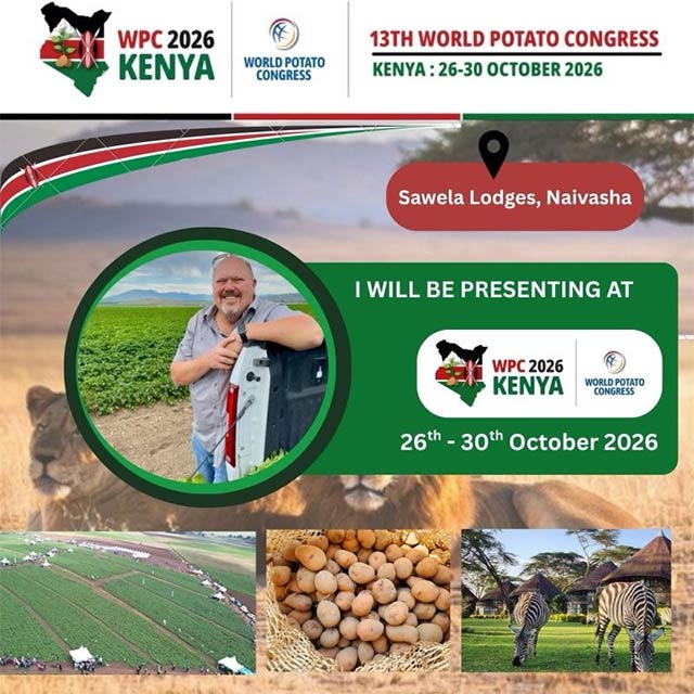 Join Chad Hutchinson at the World Potato Conference