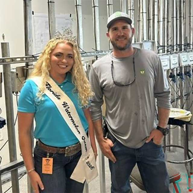 Watermelon Queen visits TriEst in Palmetto